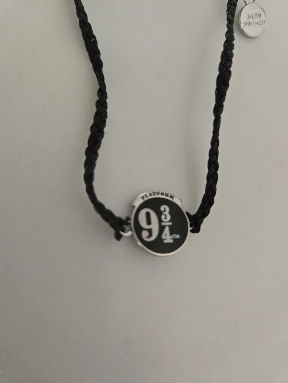 Harry Potter Pura Vida Platform 9 3/4 Black Braided Bracelet